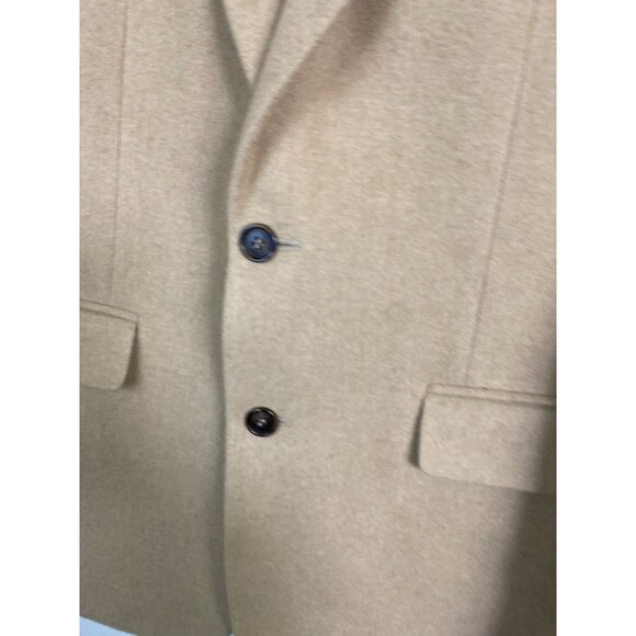 Brooks Brothers 346 Mens Camel Hair Blazer Jacket Size 41R Sports Coat Beige Vtg - Picture 16 of 16